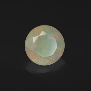 Opala multicolorido natural 1,25ct, transparente, transparente/translúcido