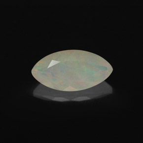 Opala multicolorido natural 1,18ct, transparente, transparente/translúcido