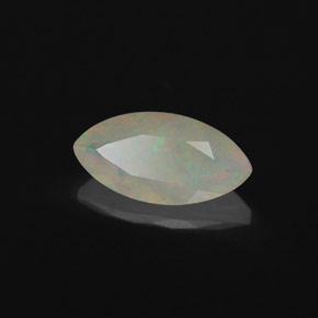 Opala multicolorido natural 1,18ct, transparente, transparente/translúcido