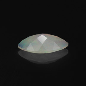 Opala multicolorido natural 1,18ct, transparente, transparente/translúcido
