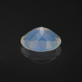 Opala multicolorido natural 1,10ct, corte oval, transparente