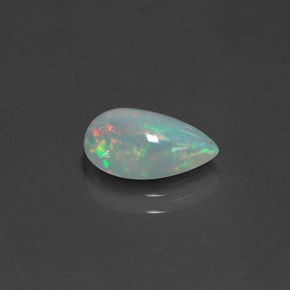 Opala multicolorido natural 1,37ct, transparente, transparente/translúcido