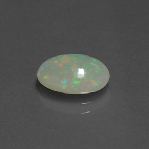 Opala multicolorido natural 1,62ct, transparente, transparente/translúcido