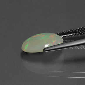 Opala multicolorido natural 1,62ct, transparente, transparente/translúcido