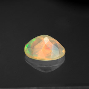Opala multicolorido natural 1,22ct, transparente, transparente/translúcido