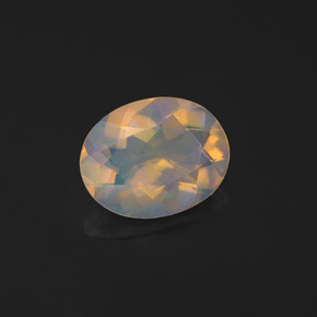 Opala multicolorido natural 0,97ct, transparente, transparente/translúcido