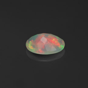 Opala multicolorido natural 0,63ct, transparente, transparente/translúcido