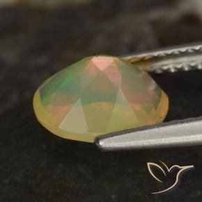 Opala Multicolorido Natural 0.83ct, oval, Transparente