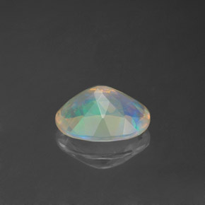 Opala multicolorido natural 0,83ct, transparente, transparente/translúcido