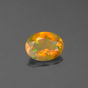 Opala multicolorido natural 0,71ct, transparente, transparente/translúcido