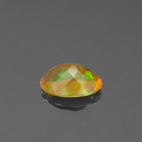 Opala multicolorido natural 0,71ct, transparente, transparente/translúcido