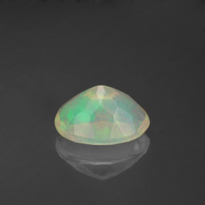 Opala multicolorido natural 0,80ct, transparente, transparente/translúcido