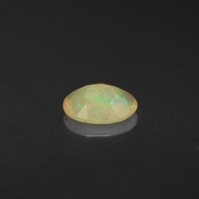 Opala multicolorido natural 0,41ct, transparente, transparente/translúcido