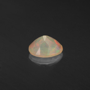 Opala multicolorido natural 0,50ct, transparente, transparente/translúcido