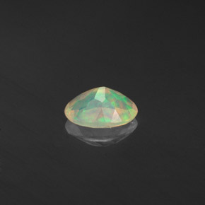 Opala multicolorido natural 0,36ct, transparente, transparente/translúcido