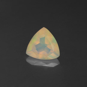 Opala multicolorido natural 0,65ct, transparente, transparente/translúcido