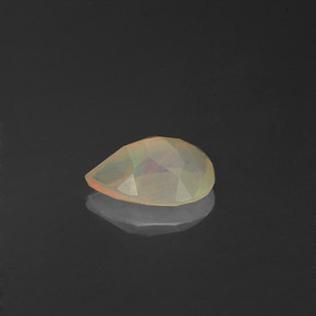 Opala multicolorido natural 0,38ct, transparente, transparente/translúcido
