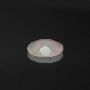 Opala multicolorido natural 0,78ct, transparente, transparente/translúcido