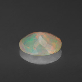 Opala multicolorido natural 1,42ct, transparente, transparente/translúcido