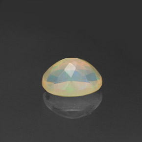 Opala multicolorido natural 0,96ct, transparente, transparente/translúcido