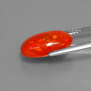 Opala multicolorido natural 3,07ct, transparente, transparente/translúcido