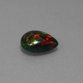 Opala Multicolorido Natural 1.83ct, Formato de pêra, Opaco