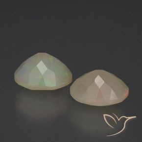 Pedras preciosas de Opala Multicolorido natural de 1.82 ct, oval, Translúcido