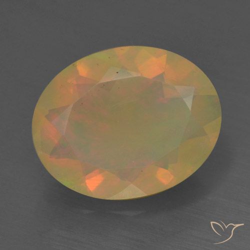 1.30ct Natural Multicolorido Opala, oval, Translúcido