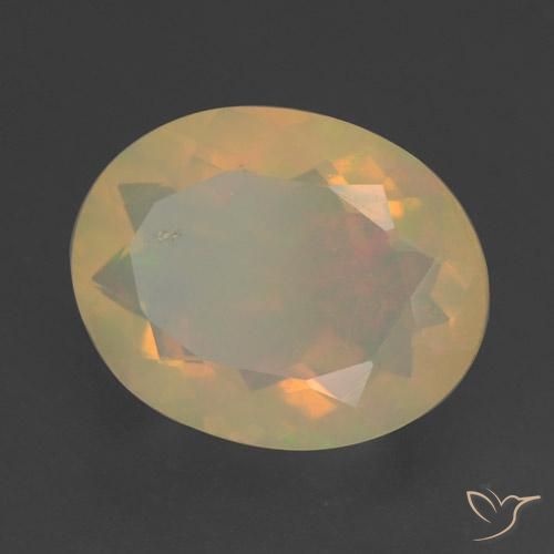 Opala Multicolorido Natural 1.42ct, oval, Transparente