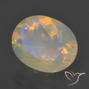 Opala Multicolorido Natural 1.51ct, oval, Transparente