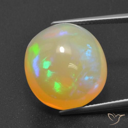 15.72ct Natural Multicolorido Opala, oval, Transparente