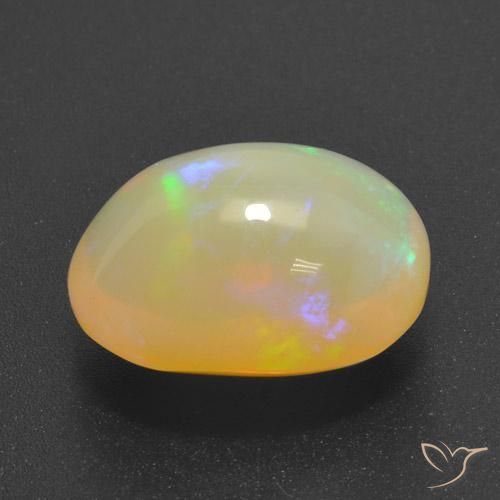 Opala Multicolorido Natural 15.72ct, oval, Transparente