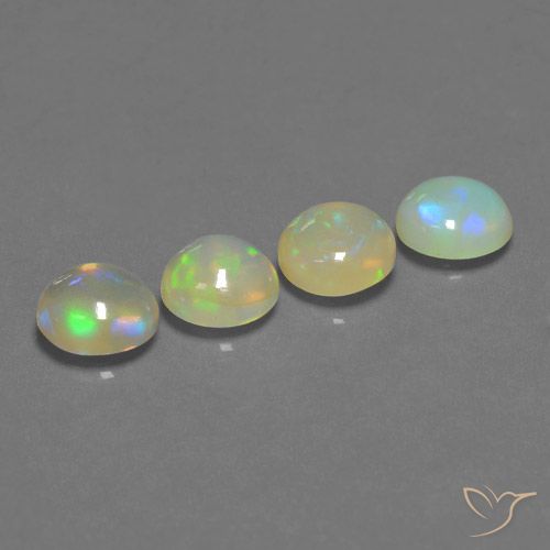 2.76ctw Natural Multicolorido Opala, Redondo, Transparente