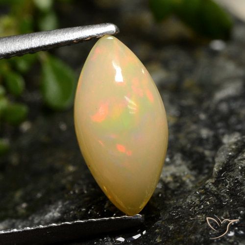 1.42ct Natural Multicolorido Opala, Marquesa, Translúcido