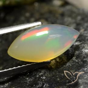 Opala Multicolorido Natural 1.84ct, Marquesa, Transparente