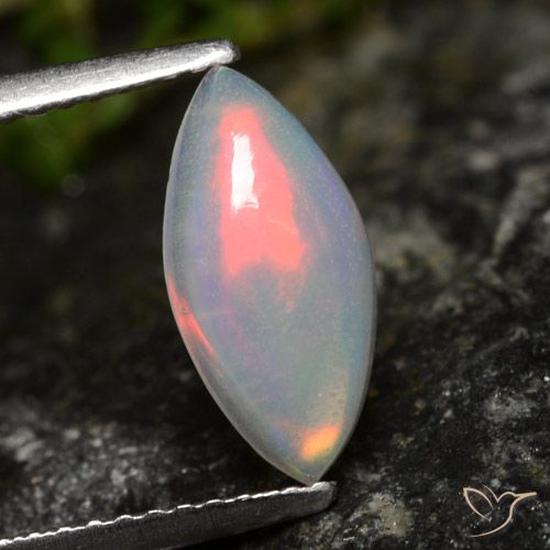 1.01ct Natural Multicolorido Opala, Marquesa, Transparente