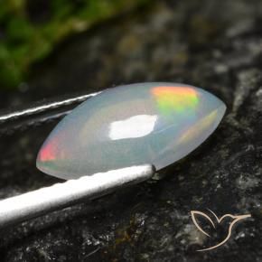 Opala Multicolorido Natural 1.01ct, Marquesa, Transparente