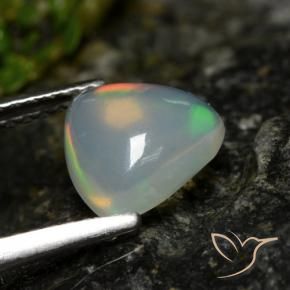 Opala Multicolorido Natural 1.00ct, Trilhão, Transparente