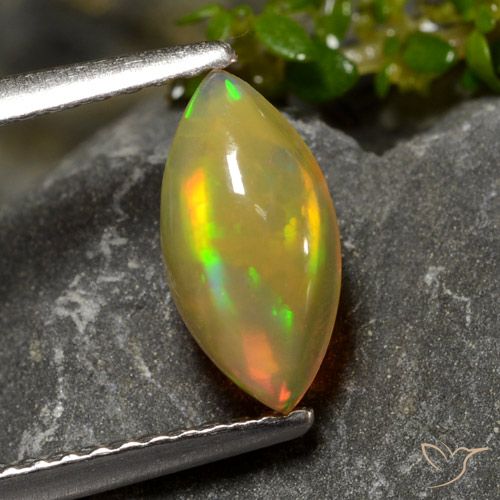 0.72ct Natural Multicolorido Opala, Marquesa, Transparente