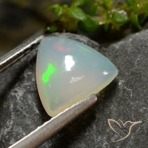 Opala Multicolorido Natural 0.85ct, Trilhão, Transparente