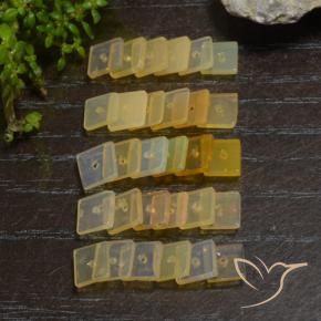 Pedras preciosas de Opala Multicolorido natural de 5.92 ct, Quadrado, Transparente