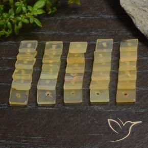 Pedras preciosas de Opala Multicolorido natural de 5.19 ct, Quadrado, Transparente