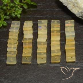 Pedras preciosas de Opala Multicolorido natural de 7.16 ct, Quadrado, Transparente
