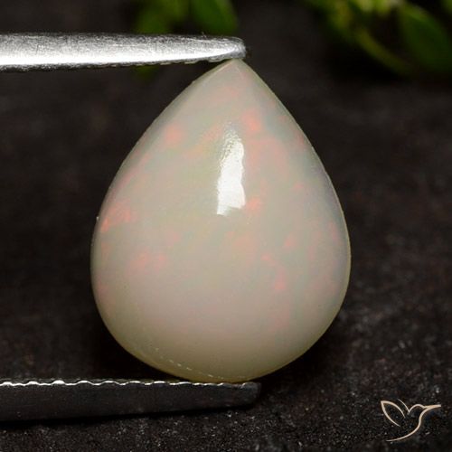 1.73ct Natural Multicolorido Opala, Formato de pêra, Translúcido