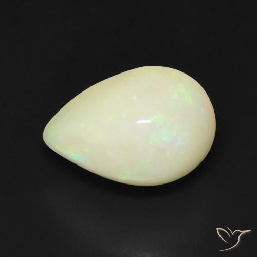 2.31ct Natural Multicolorido Opala, Formato de pêra, Translúcido