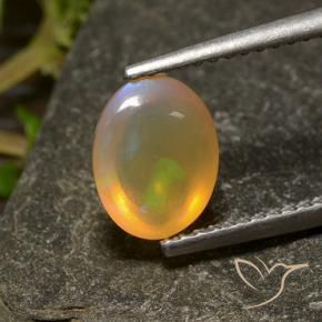 Opala Multicolorido Natural 1.20ct, oval, Transparente
