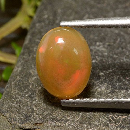 0.93ct Natural Multicolorido Opala, oval, Transparente