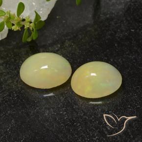 Pedras preciosas de Opala Multicolorido natural de 2.40 ct, oval, Translúcido