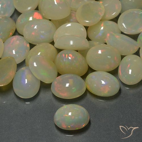 1.26ct Natural Multicolorido Opala, oval, Translúcido