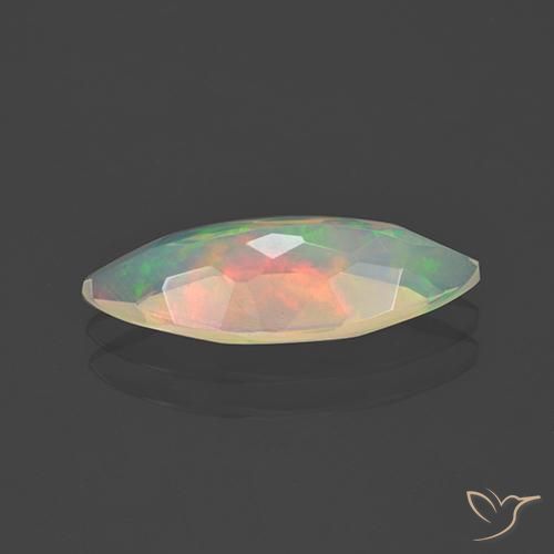 Opala Multicolorido Natural 1.71ct, Marquesa, Transparente